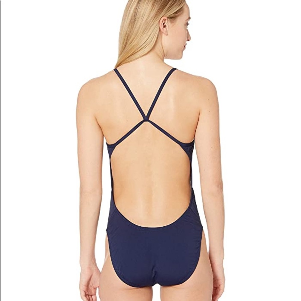 Nike Performance Poly Swimsuit Size 28/Girl 12 - Picture 2 of 6